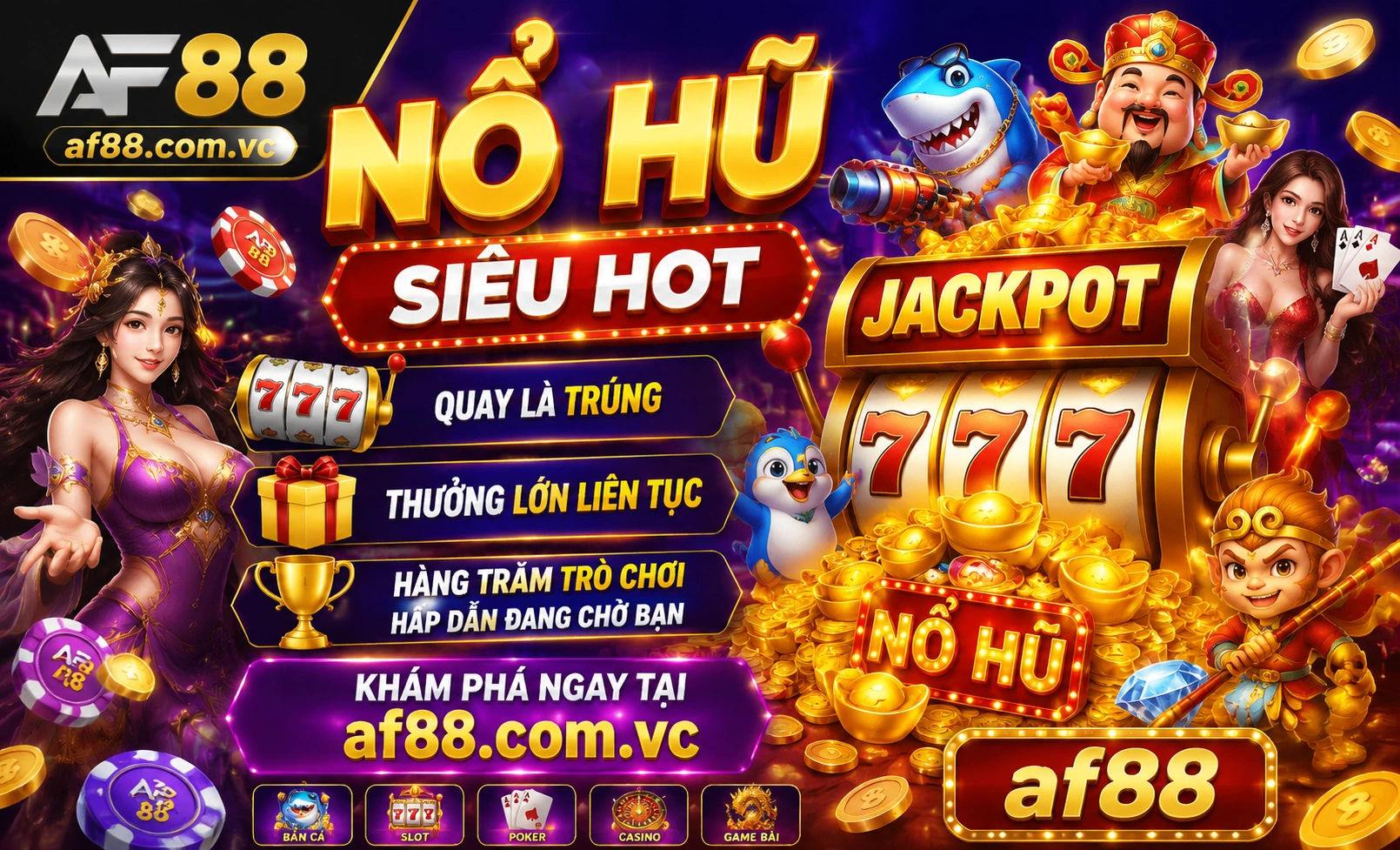 Ảnh game Nổ Hũ AF88 với màu sắc sinh động