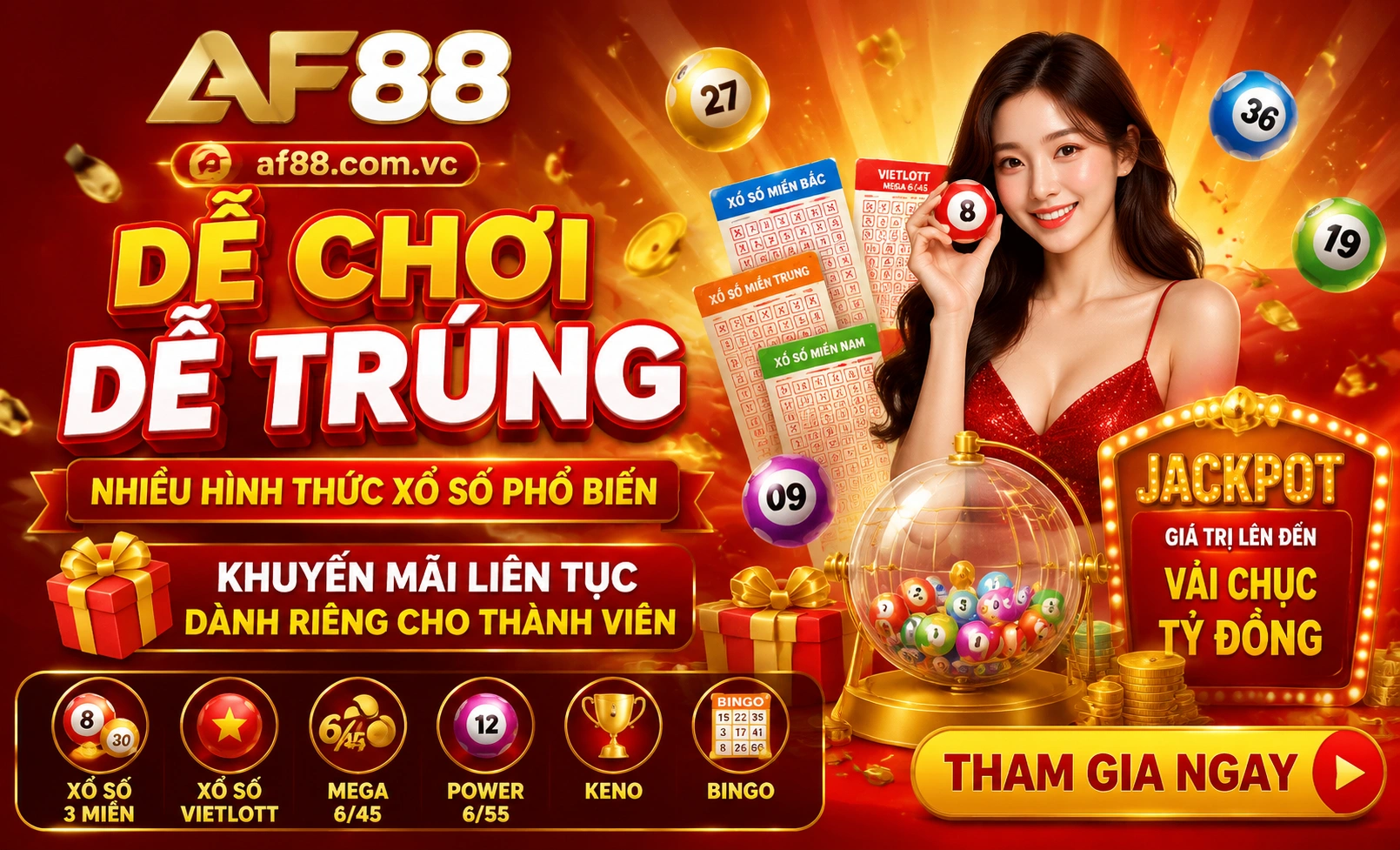 AF88 Xổ Số - giao diện kết quả hôm nay
